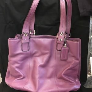 Beautiful berry coach bag.  Never used.
